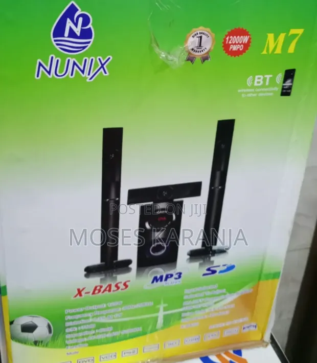 Nunix M7 3.1CH Home Theater Sound System - 1