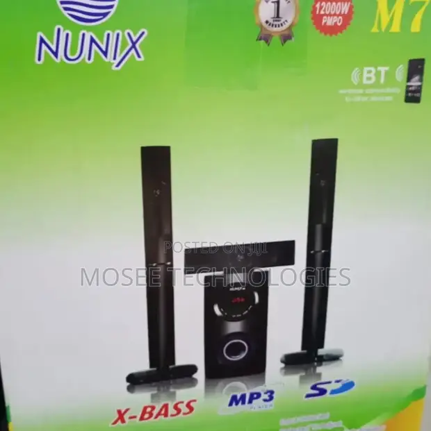 Nunix M7 Mini 3.1 Channel Multimedia Speaker System - 1