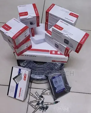 Hikvision 8CH CCTV Security Package - Kamera 2MP, DVR, HDD