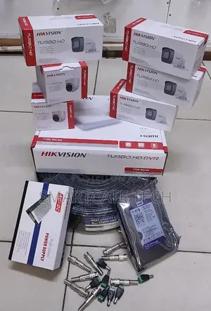 Complete Hikvision 8CH CCTV System - 8 Cameras