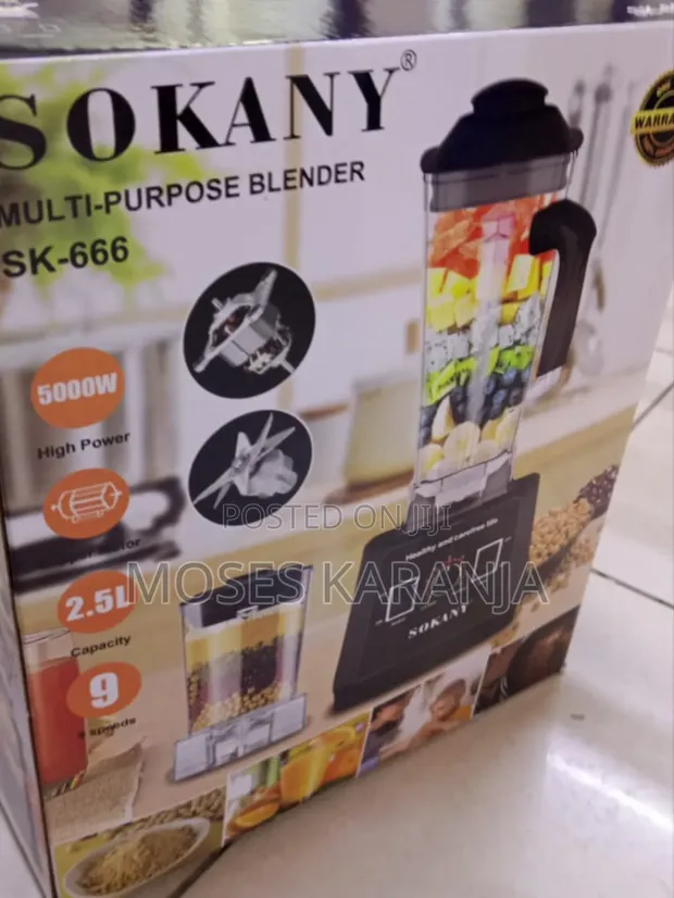 Sokany Professional Commercial Blender 4500W - 1