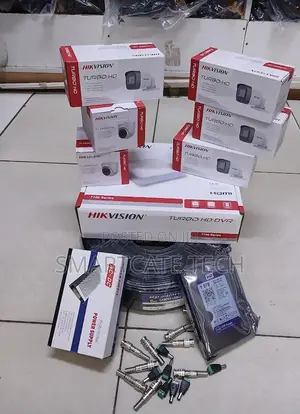 Kifurushi cha Kamera 8 za CCTV za Hikvision - Kamera 8 + DVR Set Kamili
