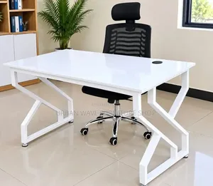 Boss Office Products Metal Desk with Headrests