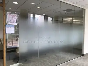 White Ombre Frosted Window Film - Decorative Gradient Vinyl