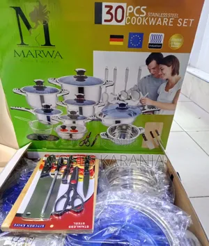 Seti Kamili ya Vyombo vya Kupikia vya Marwa
