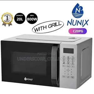 Nunix 20L Digital Microwave Oven yenye Grill