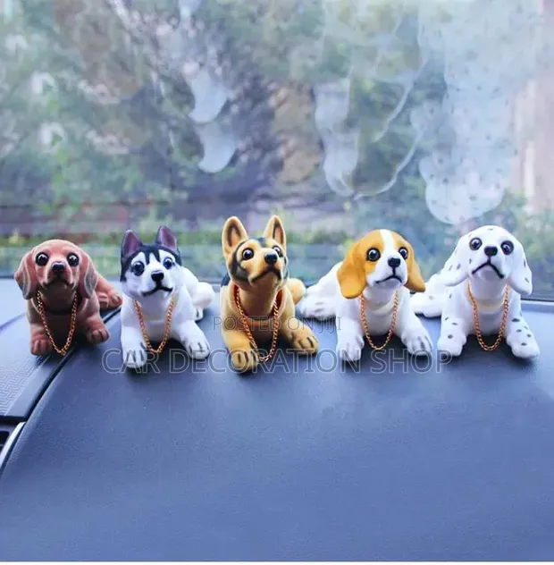 Cute Bobblehead Dog Figurines Dashboard Decoration - 1