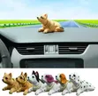Cute Bobblehead Dog Figurines Dashboard Decoration - 2