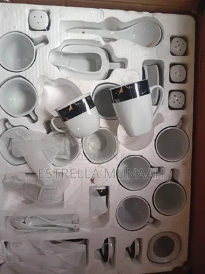Tiger Dinner Set ya Keramik - Vipande 120
