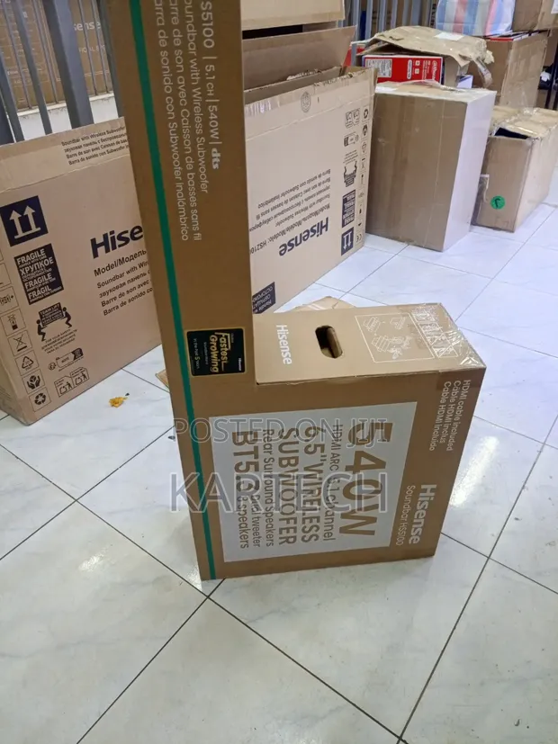 Hisense HS5100 5.1CH 540W Wireless Soundbar - 1