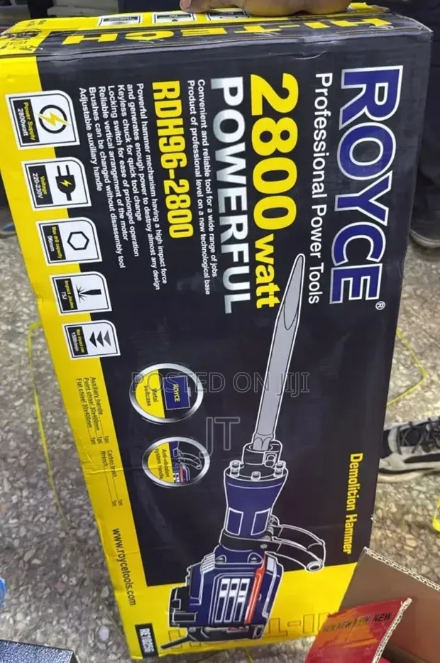 Royce 2800W Demolition Hammer - 1