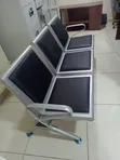 3-Seater Heavy-Duty Waiting Bench | Office Reception Chair - 3