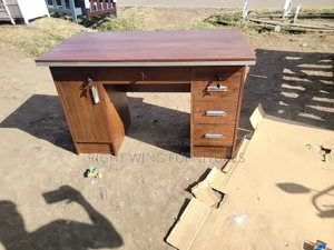 Boss Office Products Executive Desk 1.2m with Cabinet Drawers