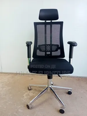 Ergonomic High-Back Mesh Office Chair with Headrest
