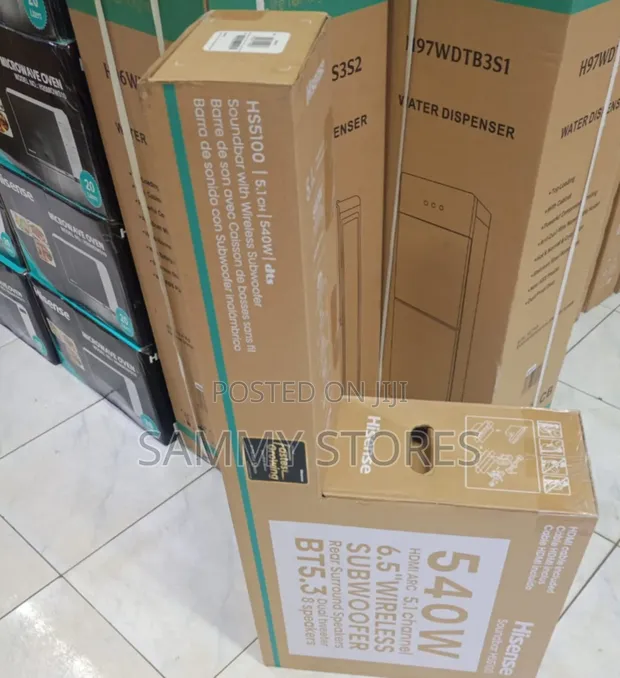 Hisense HS5100 5.1CH Home Cinema Soundbar with Rear Speakers - 1