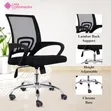 Kiti cha Ofisi cha Ergonomic chenye Mgongo Mrefu wa Mesh - Nyeusi - 5