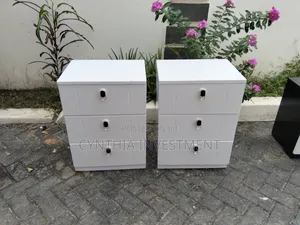 White Side Drawers - 3 Drawers