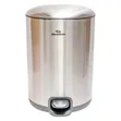 12 Litre Concept Round Stainless Steel Bin - 1