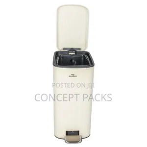 18L Square Stainless Steel Pedal Bin