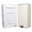 18L Square Stainless Steel Pedal Bin - 2