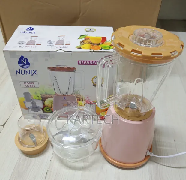 Nunix 3-in-1 AK-444 Multi-Function Blender - 1