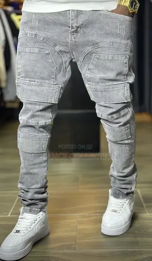 Designer Gray Jeans