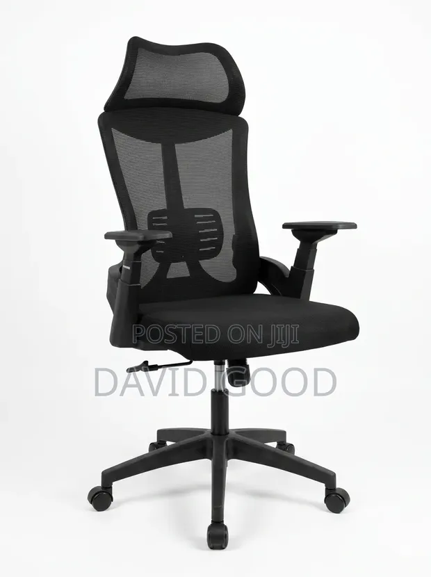 Black Orthopedic Office Chair - Brand New - 1