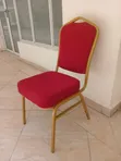 Premium Red Gold Banquet Chair - 3