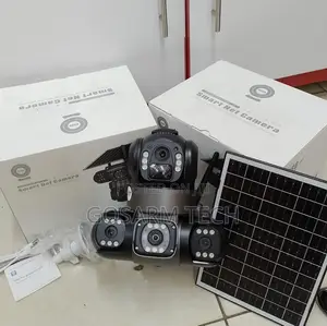 Triple Lens Solar 4G PTZ Security Camera – 6MP HD
