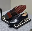 Viatu vya John Foster Oxford Nyeusi vya Quarter-Brogue, Saizi 40-46 - 1