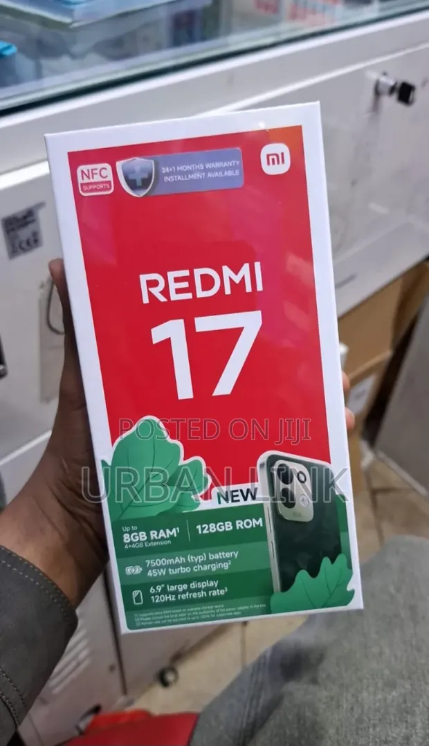 Xiaomi Redmi 17 Mpya 128GB Nyeusi - 1