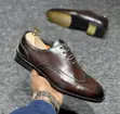 John Foster Oxfords Ngozi Rangi ya Kahawia (Size 40-46) - 2
