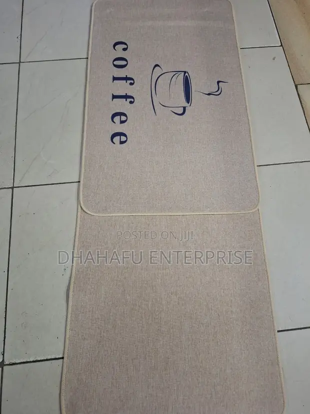 Seti za Mikeka ya Jikoni Isiyoteleza (2-Piece) - Runner na Doormat - 1
