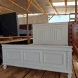 Kitanda cha Mbao Nyeupe cha Paneli 5x6 - 2