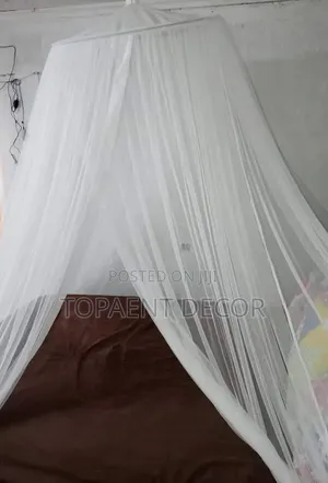 Rounded Top Durable Mosquito Net - Saizi ya Queen
