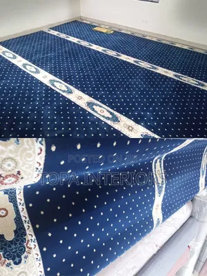 Mosque Prayer Carpet - Saff Alignment, Thick & Soft