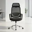 Kiti cha Ofisi cha Mesh chenye Mgongo Mrefu cha Ergonomic - 5