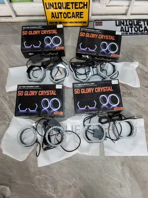 5D Crystal Ring LED Lights kwa Headlights (3" & 2.5")
