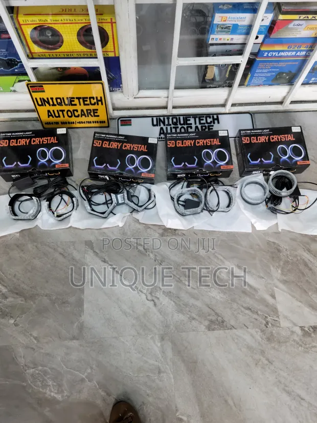 5D Crystal Glory Headlight Rings (3" & 2.5") - 1