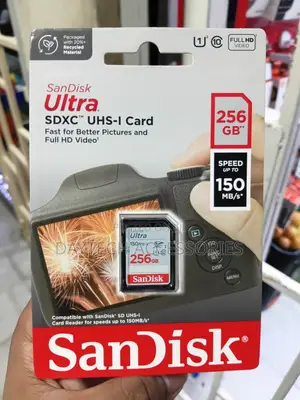 Sandisk Ultra 256GB SD Card Class 10 Halisi