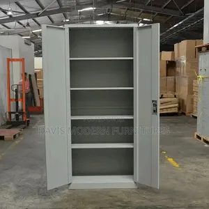 Kabati la Hifadhi la Metali lenye Rafu 5 - Grey