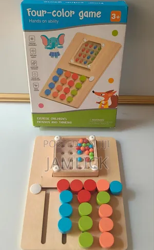 Four-Color Matching Game Educational Thinking Toy for Kids