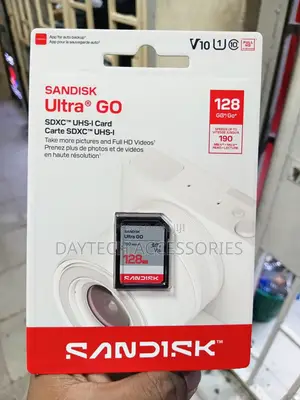 Kadi ya Kumbukumbu ya SanDisk Ultra Go 128GB SDXC UHS-I Class 10