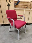 Heavy-Duty Reception Chair - Red - 2