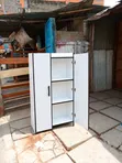 Kabati la Vitabu Nyeupe la Ofisi lenye Milango - 3