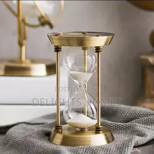 Metal Hourglass Sand Timer cha Saa Moja