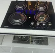 Bolesi 4-Burner Gas Hob with Inbuilt Glass Top - 1