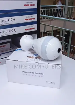 V380 Bulb Light Wireless IP Camera 360° Mwonekano 960p HD