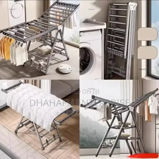 Aluminium Alloy Foldable Clothes Drying Rack - 1