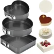 3pcs Cake Moulds/Baking Tins - Alp - 1